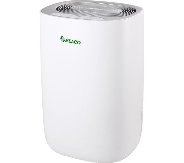 TieDex UK MEACO MeacoDry ABC10L 10L Portable Dehumidifier - Silver & White