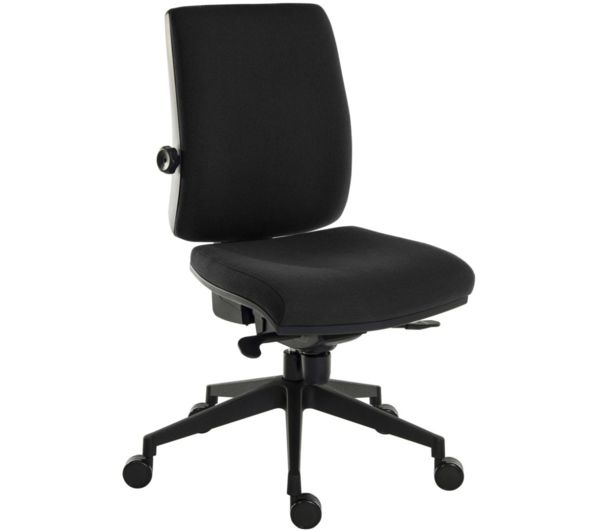 TieDex UK TEKNIK Ergo Plus Ultra Fabric Operator Chair - Black