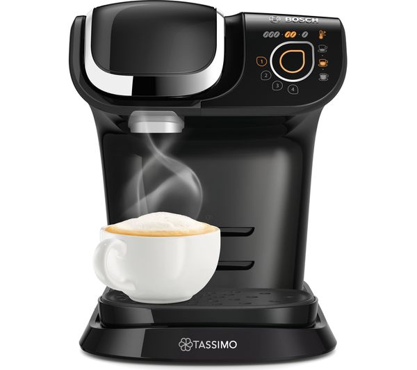 TieDex UK TASSIMO by Bosch My Way 2 TAS6502GB Coffee Machine with Brita Filter - Black