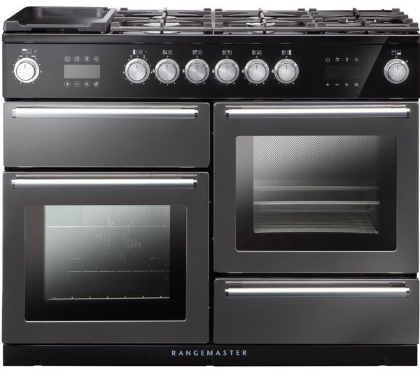 TieDex UK RANGEMASTER Nexus Steam 110 cm Dual Fuel Range Cooker - Slate