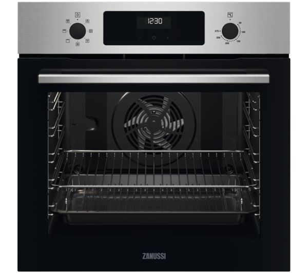 TieDex UK ZANUSSI FanCook ZOHCX3X2 Electric Oven - Stainless Steel