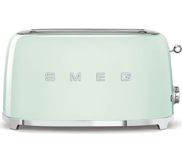 TieDex UK SMEG TSF02PGUK 4-Slice Toaster - Pastel Green