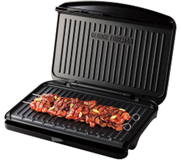 TieDex UK GEORGE FOREMAN 25820 Large Fit Grill - Black