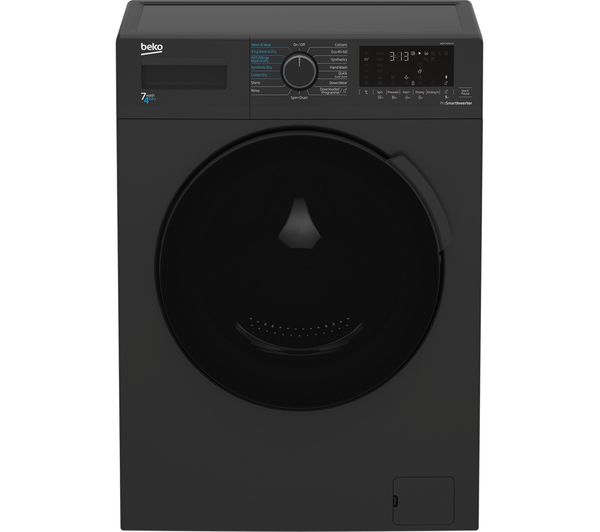 TieDex UK BEKO WDK742421A Bluetooth 7 kg Washer Dryer - Black