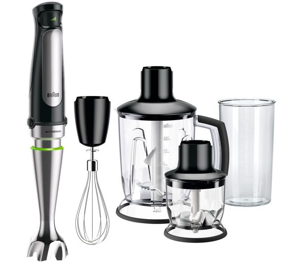 TieDex UK BRAUN MultiQuick 7 MQ7045 Hand Blender - Black