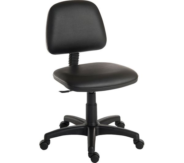 TieDex UK TEKNIK Ergo Blaster Polyurethane Tilting Operator Chair - Black