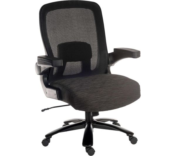 TieDex UK TEKNIK Hercules Extreme Heavy Duty Fabric & Mesh Chair - Black