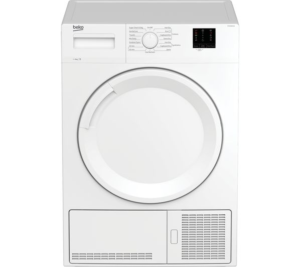 TieDex UK BEKO DTKCE80021W 8 kg Condenser Tumble Dryer - White