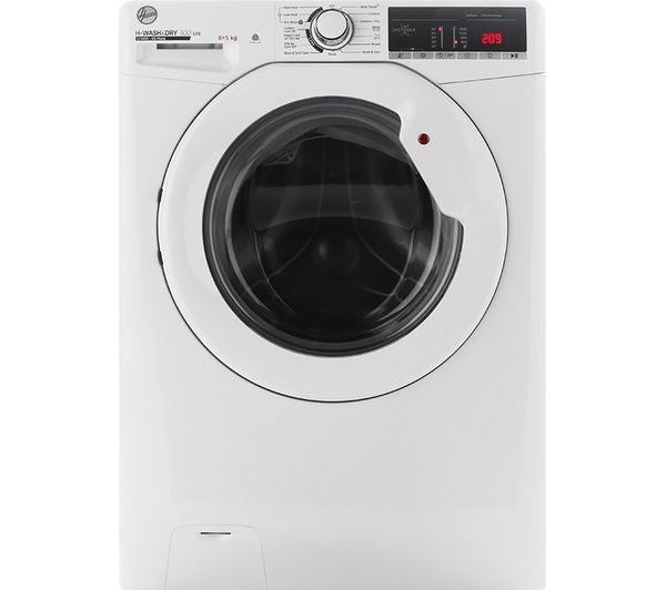 TieDex UK HOOVER H-Wash 300 H3D 485TE NFC 8 kg Washer Dryer - White