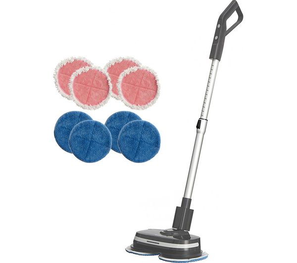 TieDex UK AIRCRAFT PowerGlide+ Upright Hard Floor Cleaner - Grey