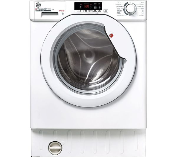 TieDex UK HOOVER H-Wash 300 HBD 485D2E Integrated 8 kg Washer Dryer - White