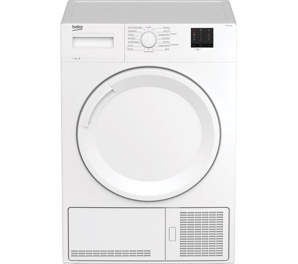 TieDex UK BEKO DTKCE90021W 9 kg Condenser Tumble Dryer - White