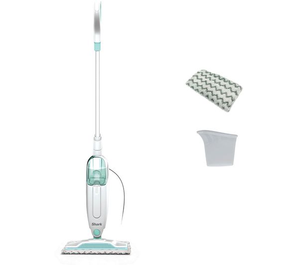 TieDex UK SHARK S1000UK Pro Steam Mop - White & Mint