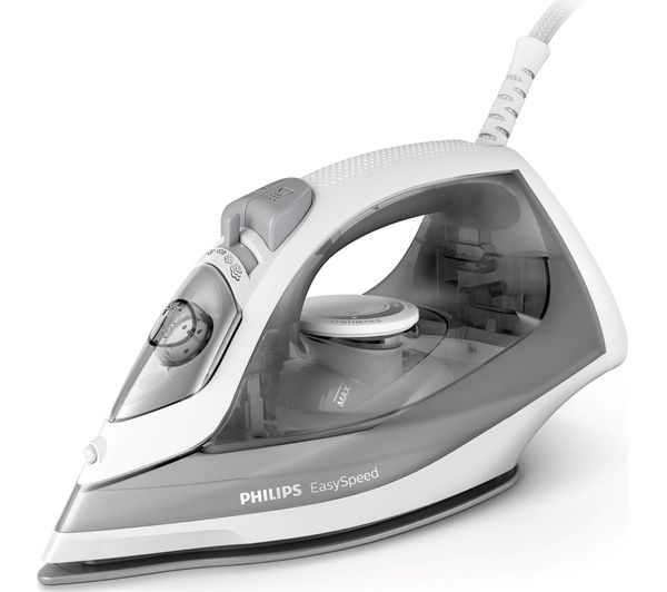 TieDex UK PHILIPS EasySpeed GC1751/89 Steam Iron - White & Grey