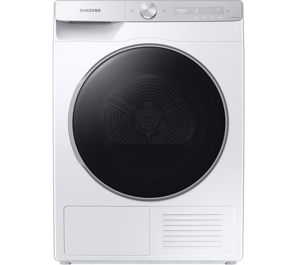 TieDex UK SAMSUNG Series 9 AI Energy DV90T8240SH/S1 WiFi-enabled 9 kg Heat Pump Tumble Dryer - White