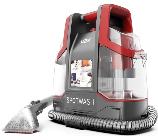 TieDex UK VAX SpotWash CDCW-CSXS Carpet Cleaner - Graphite & Red