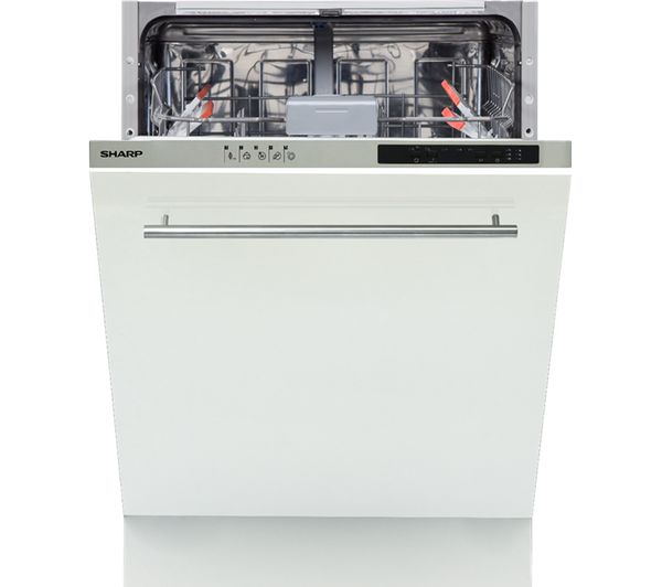 TieDex UK SHARP QW-NI14I47EX-EN Full-size Integrated Dishwasher