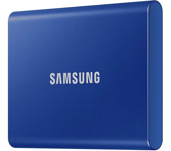 TieDex UK SAMSUNG T7 Portable External SSD - 1 TB, Blue