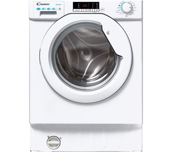 TieDex UK CANDY CBD495D2WE/1-80 Integrated 9 kg Washer Dryer