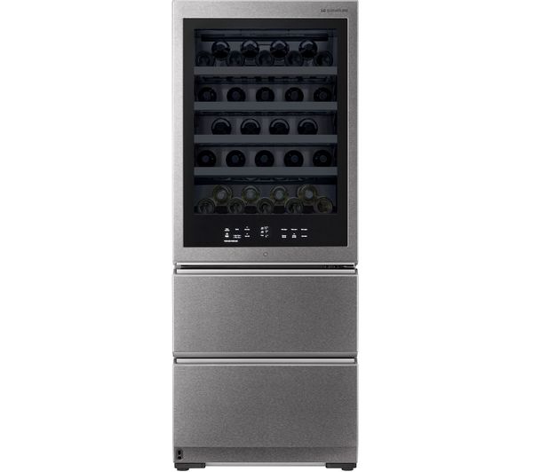 TieDex UK LG SIGNATURE LSR200W Wine Cooler - Stainless Steel