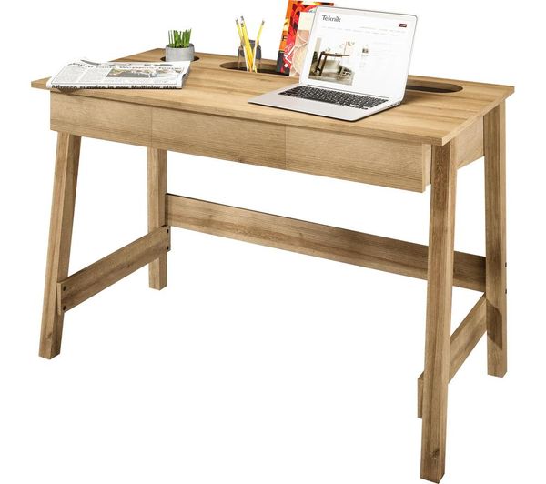 TieDex UK TEKNIK Ithaca 7700003 Desk - Riviera Oak