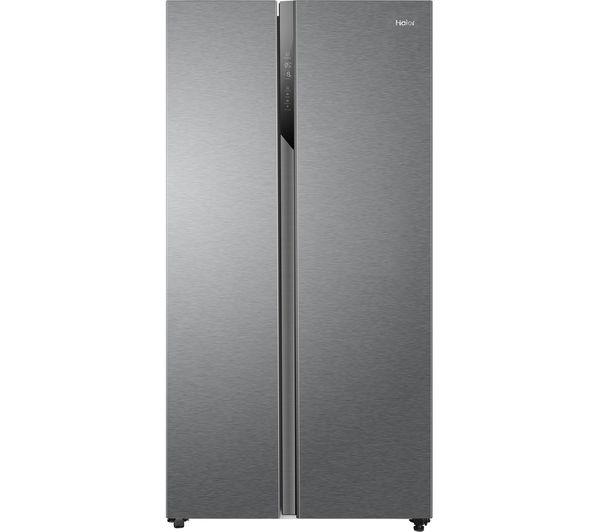 TieDex UK HAIER HSR3918ENPG American-Style Fridge Freezer - Silver