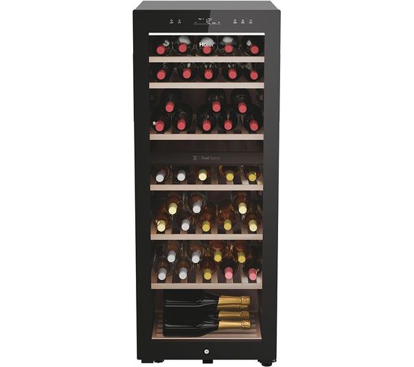 TieDex UK HAIER HWS77GDAU1 Dual Zone Wine Cooler - Black