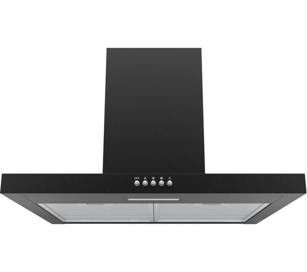 TieDex UK LOGIK L60CHDB21 Chimney Cooker Hood - Black