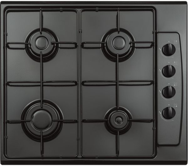 TieDex UK ESSENTIALS CGHOBB21 58 cm Gas Hob - Black