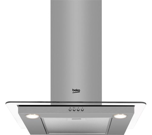 TieDex UK BEKO HCF61620X Chimney Cooker Hood - Stainless Steel