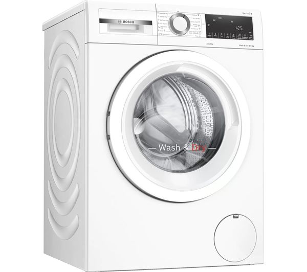 TieDex UK BOSCH Series 4 WNA134U8GB 8 kg Washer Dryer - White