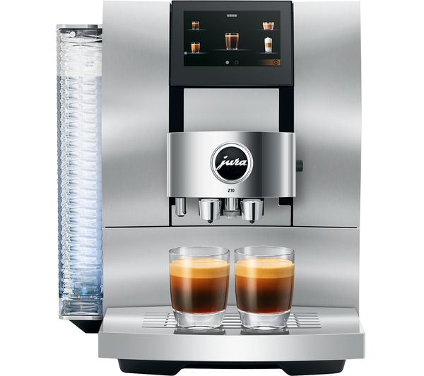 TieDex UK JURA Z10 15360 Smart Bean to Cup Coffee Machine - Chrome