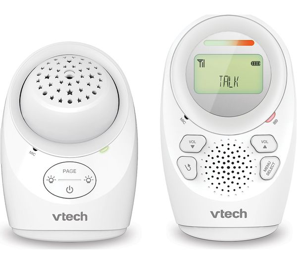 TieDex UK VTECH DM1212 Digital Audio Baby Monitor - White