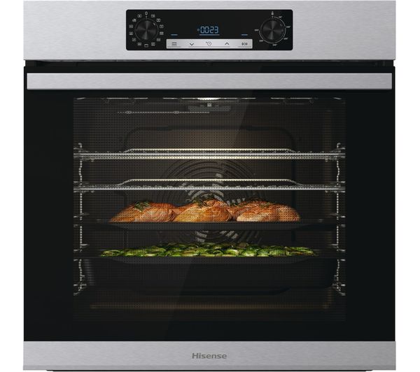 TieDex UK HISENSE AirFry BSA65222AXUK Electric Steam Oven - Stainless Steel