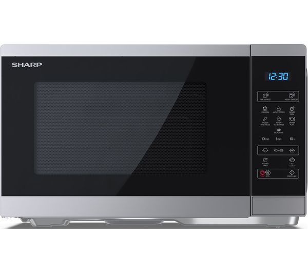 TieDex UK SHARP YC-MS252AU-S Solo Microwave - Silver