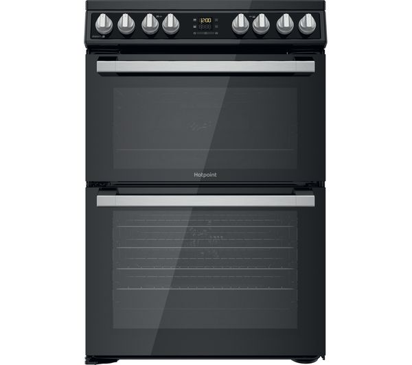 TieDex UK HOTPOINT HDT67V8D2CB/UK 60cm Electric Ceramic Cooker - Black