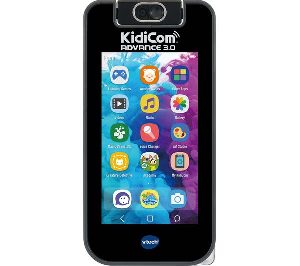 TieDex UK VTECH KidiCom Advance 3.0 Kids Phone - Black