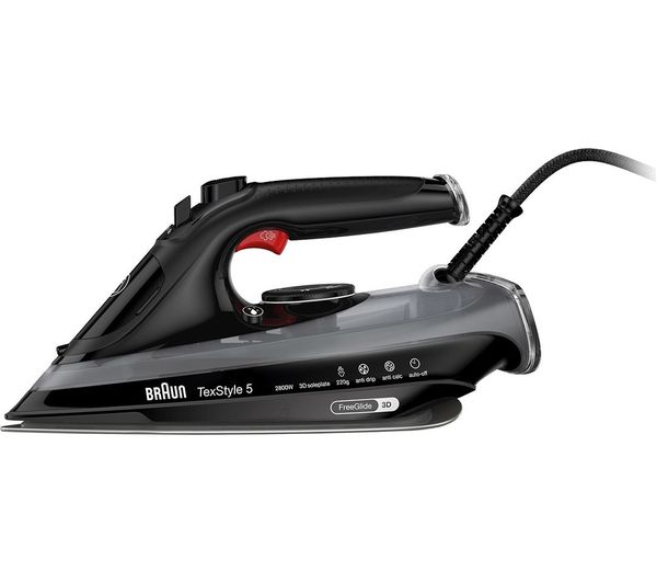 TieDex UK BRAUN TexStyle 5 SI5088BK Steam Iron - Black