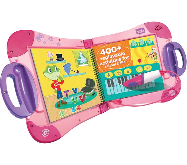 TieDex UK LEAPFROG LeapStart Interactive Book Case - Pink