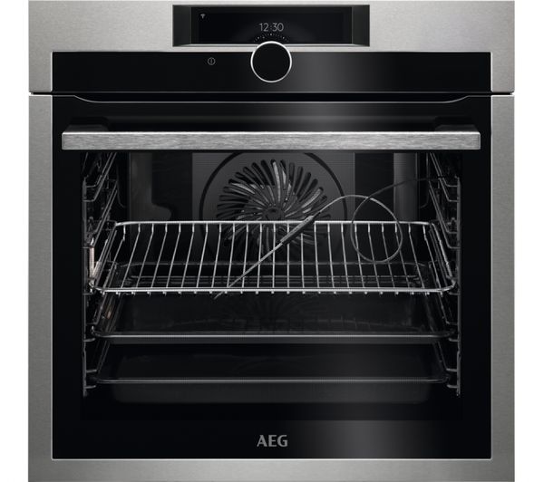 TieDex UK AEG BPE948730M Electric Pyrolytic Oven - Stainless Steel