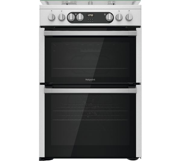 TieDex UK HOTPOINT HDM67G9C2CX/U 60 cm Dual Fuel Cooker - Inox