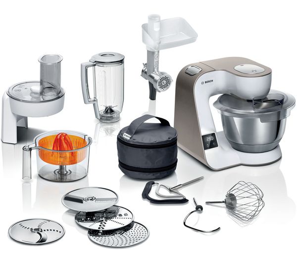 TieDex UK BOSCH Creationline 8 in 1 Stand Mixer MUM5XW40G - Champagne