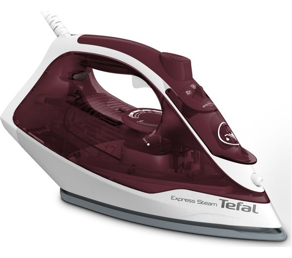 TieDex UK TEFAL Express Steam FV2869 Steam Iron - White & Red