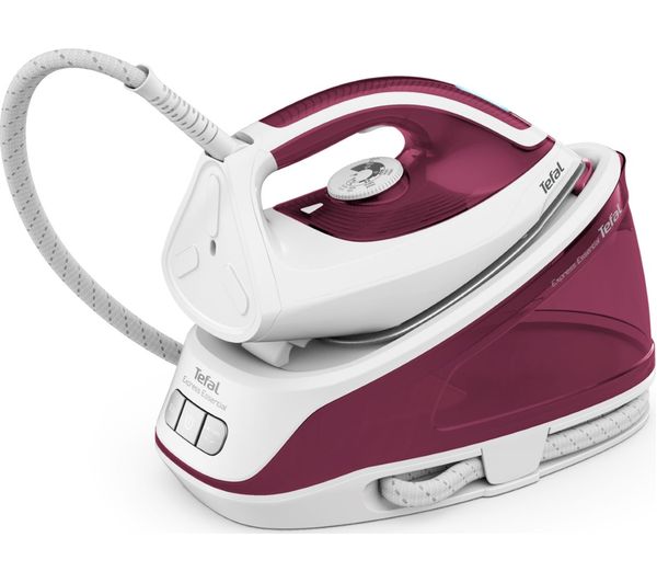 TieDex UK TEFAL Express Essential SV6110 Steam Generator Iron - White & Red