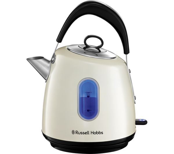 TieDex UK RUSSELL HOBBS Stylevia 28132 Traditional Kettle - Cream