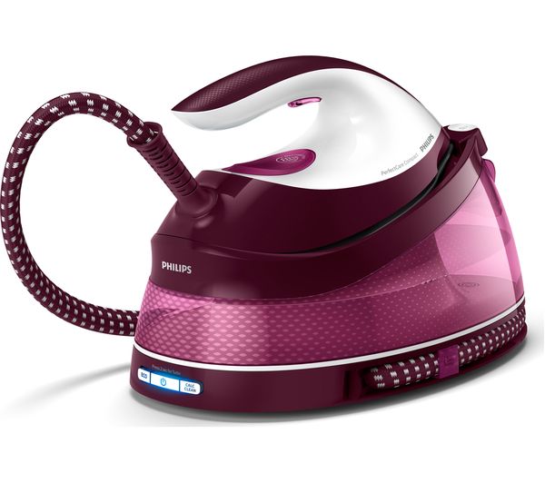 TieDex UK PHILIPS PerfectCare Compact GC7842/46 Steam Generator Iron - Rose