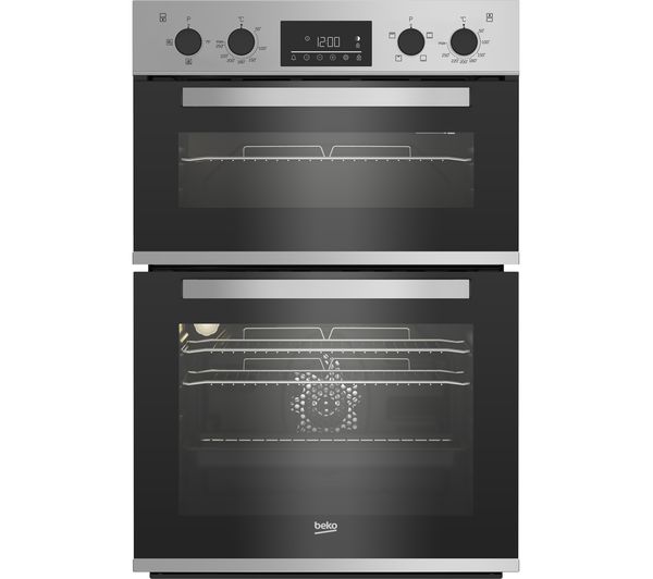 TieDex UK BEKO Pro RecycledNet BBXDF22300S Electric Double Oven - Silver