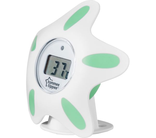 TieDex UK TOMMEE TIPPEE Bath & Room Thermometer - White & Mint