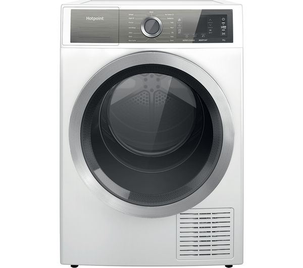 TieDex UK HOTPOINT GentlePower H8 D94WB UK 9 kg Heat Pump Tumble Dryer - White