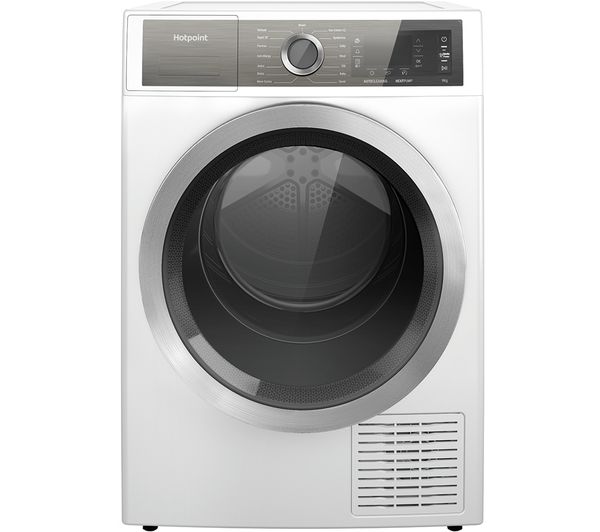 TieDex UK HOTPOINT GentlePower H8 D93WB UK 9 kg Heat Pump Tumble Dryer - White